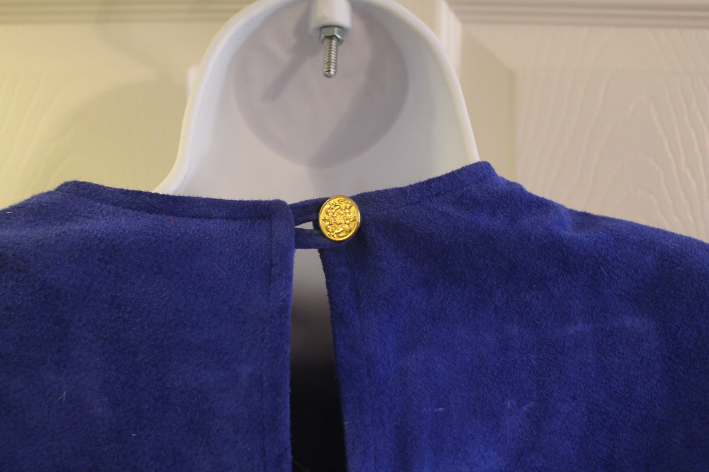 Vintage Royal Blude Suede Shirt and Shorts Set, (S/M)