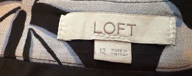 Ann Taylor Loft Flower Playful Skirt - Size (12)