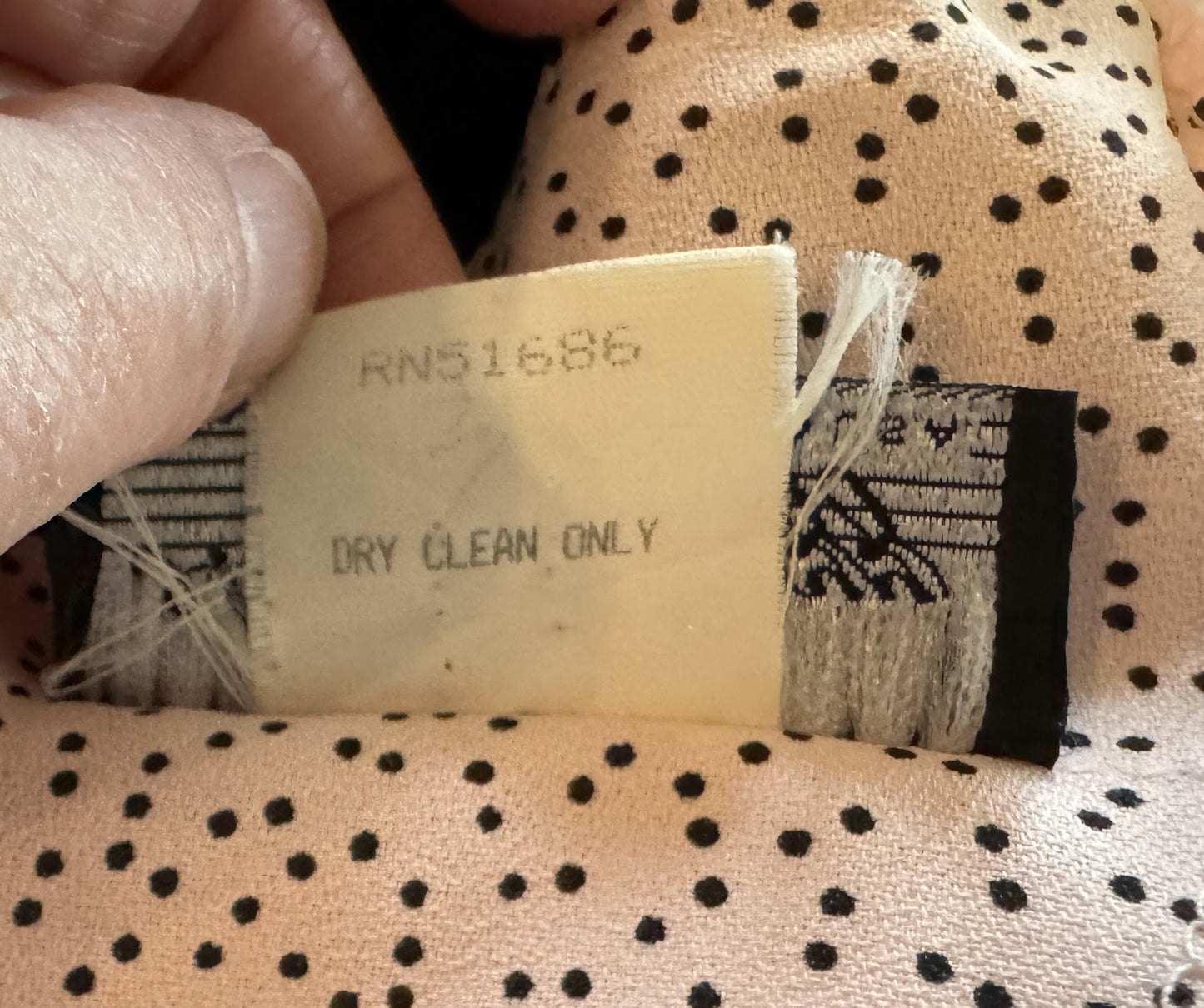 All that Jazz Pink and Black 80’S Polka-dot Dress (Medium)