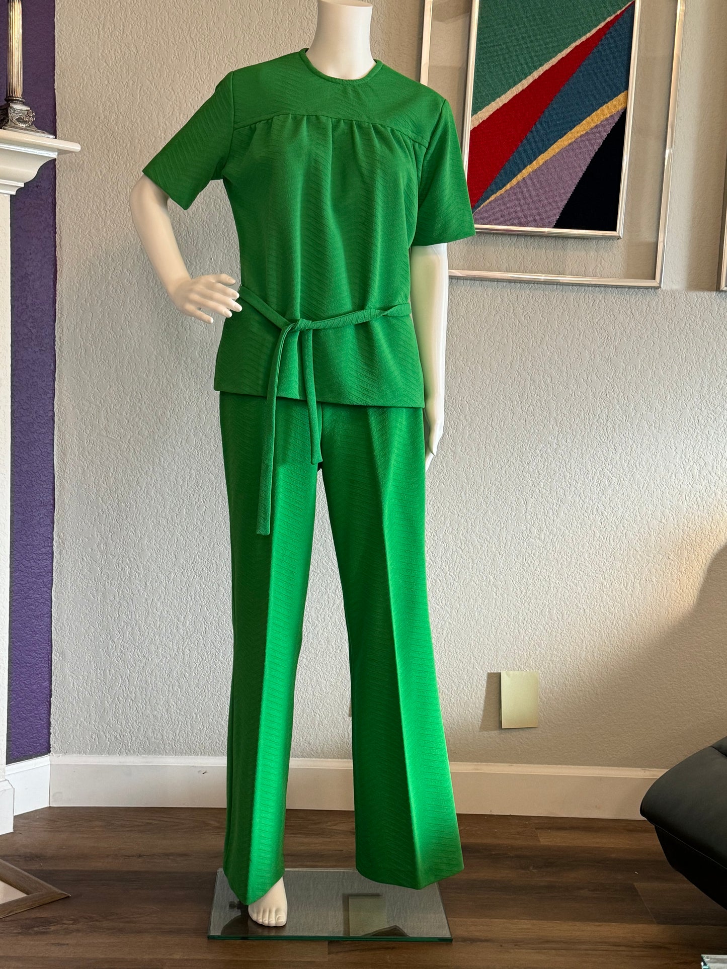 Sea Green Top and Pant Set Hamilton 8 Dallas