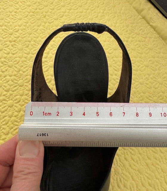 Vintage Neiman Marcus Herberto Black Open-Heel Pumps – Size 6.5A (Women's)