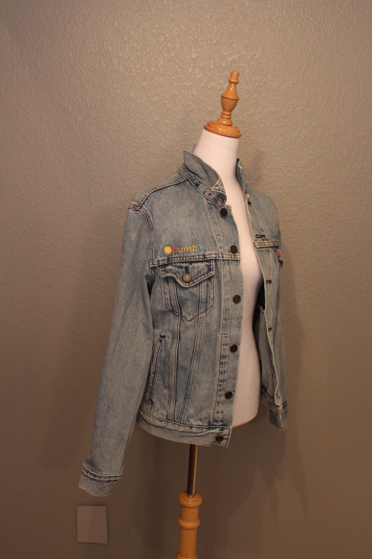 Levi's Distinctive Limited Denim Jacket (SM) with Rainbow Patch, LGBTQIA+