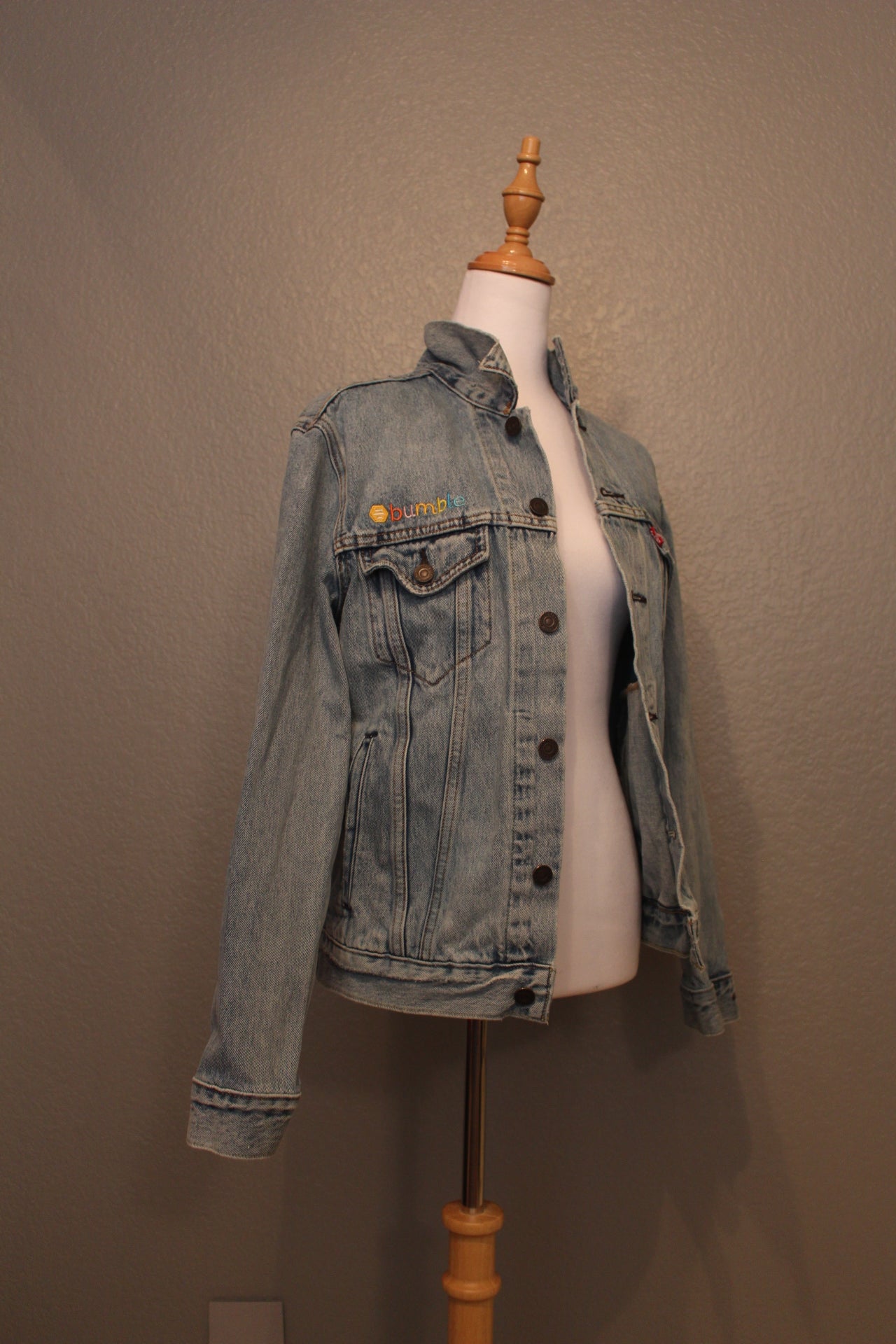 Levi's Distinctive Limited Denim Jacket (SM) with Rainbow Patch, LGBTQIA+