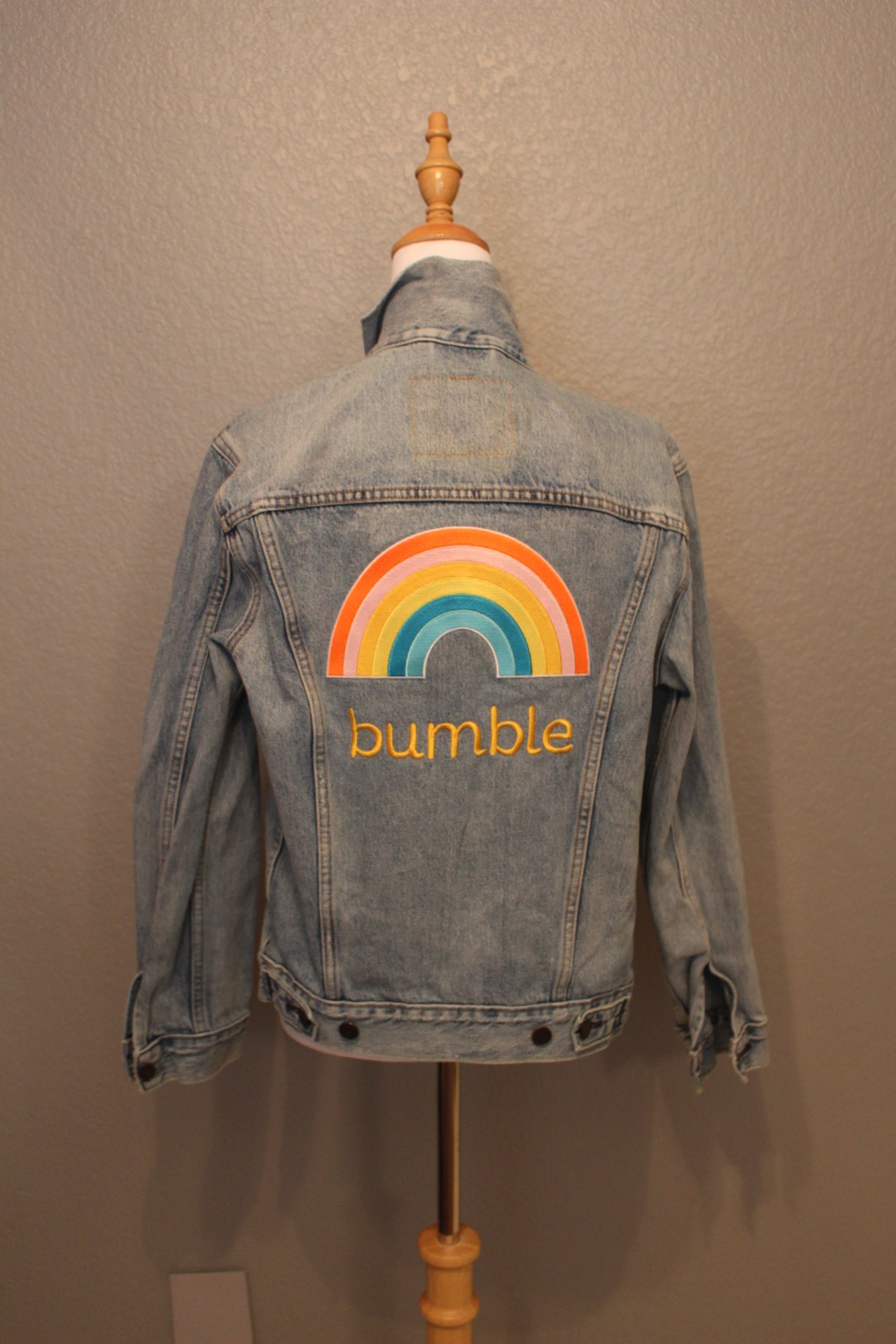 Levi's Distinctive Limited Denim Jacket (SM) with Rainbow Patch, LGBTQIA+