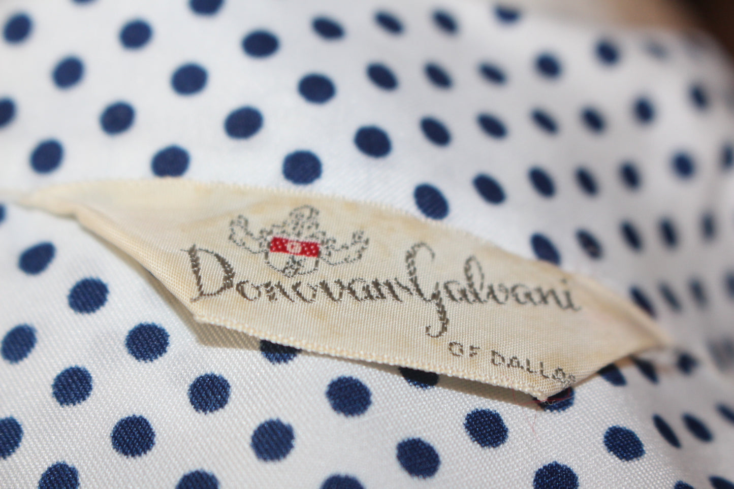 Long Sleeve Silk Button Down Blouse by Donovan Galvani - Size SM( Small)
