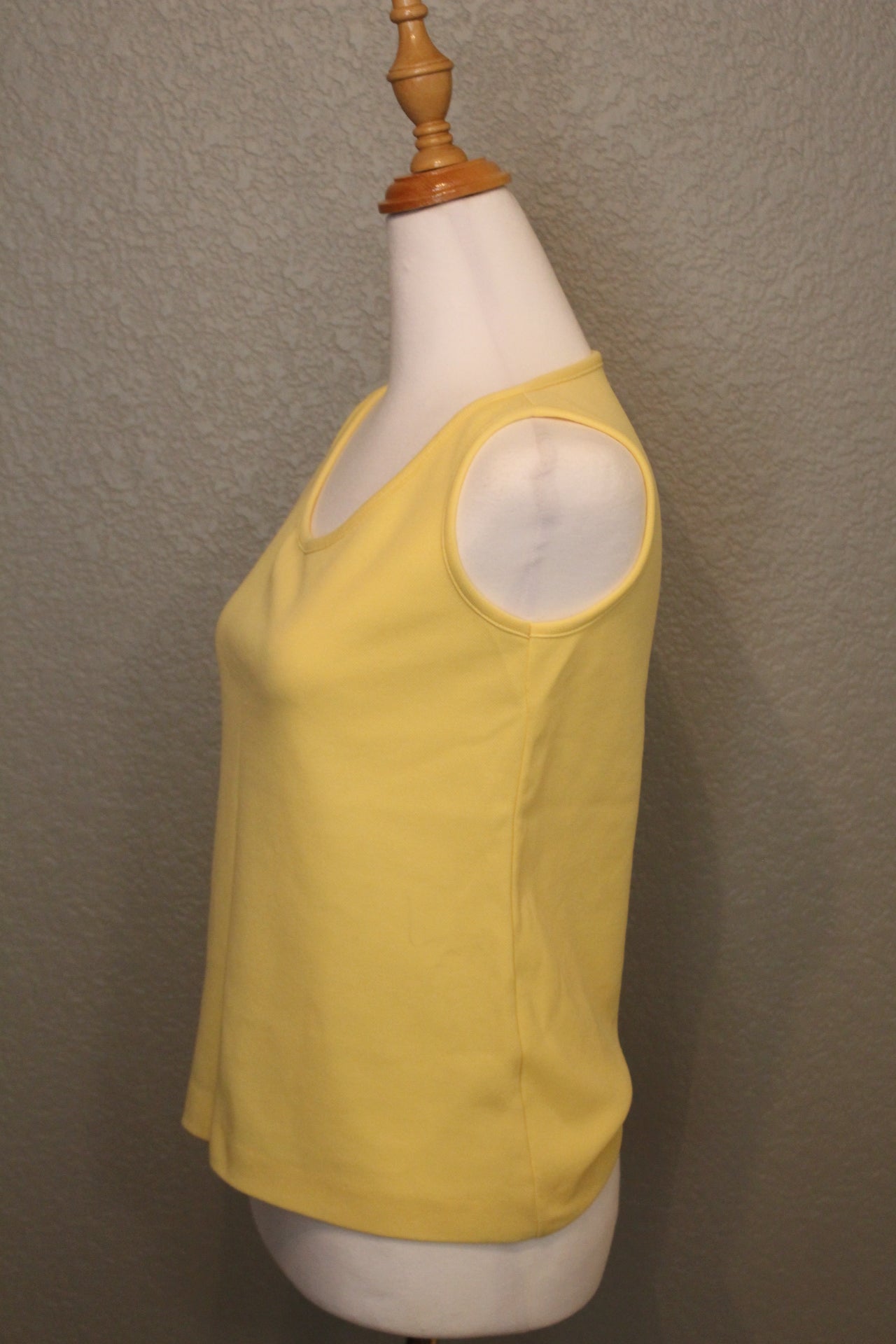 Yellow Cotton Short Sleeve Shirt - SM