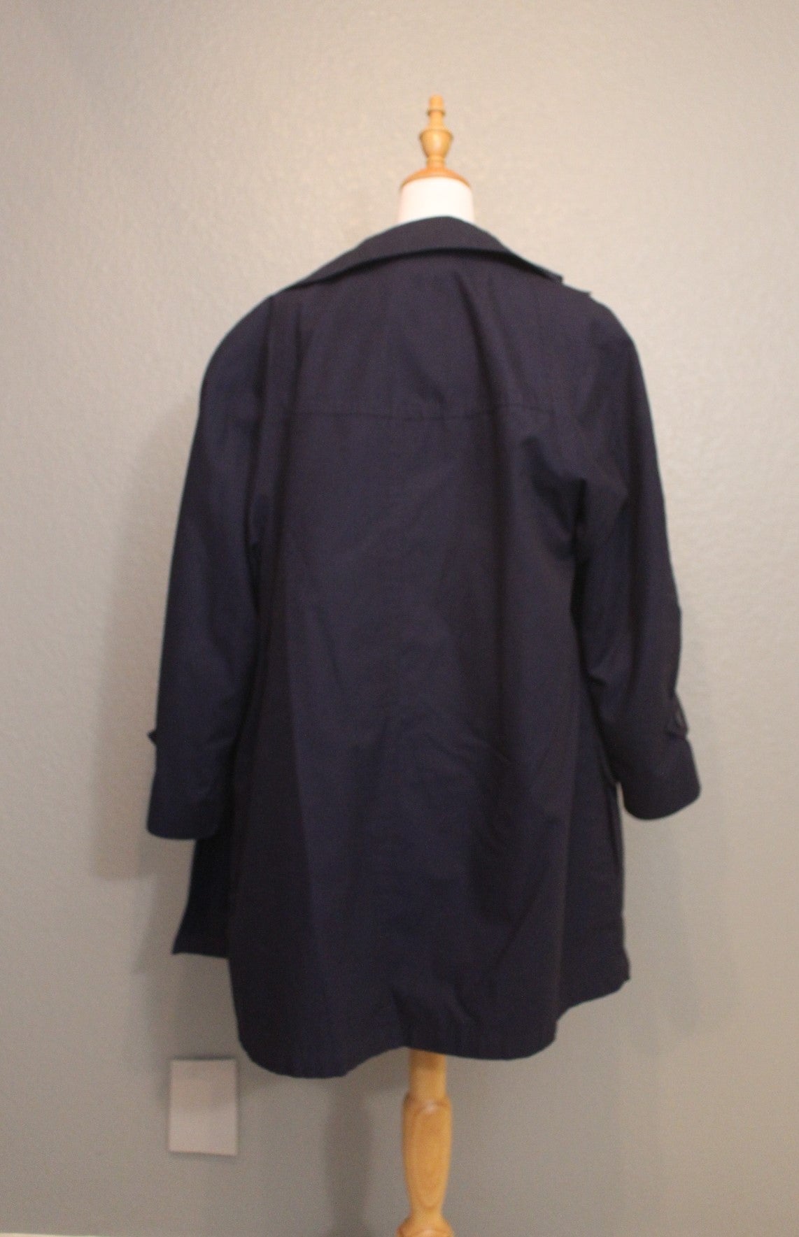 London Fog Rain / Trench Coat with Removable Wool Lining - Size 10 Petite