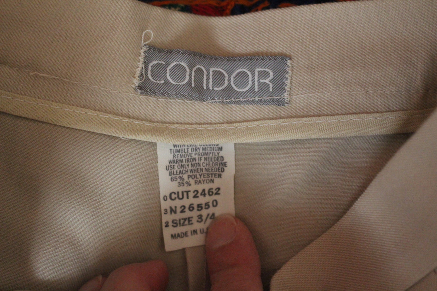 Condor Khaki Long Pleated Skirt Size: 3/4