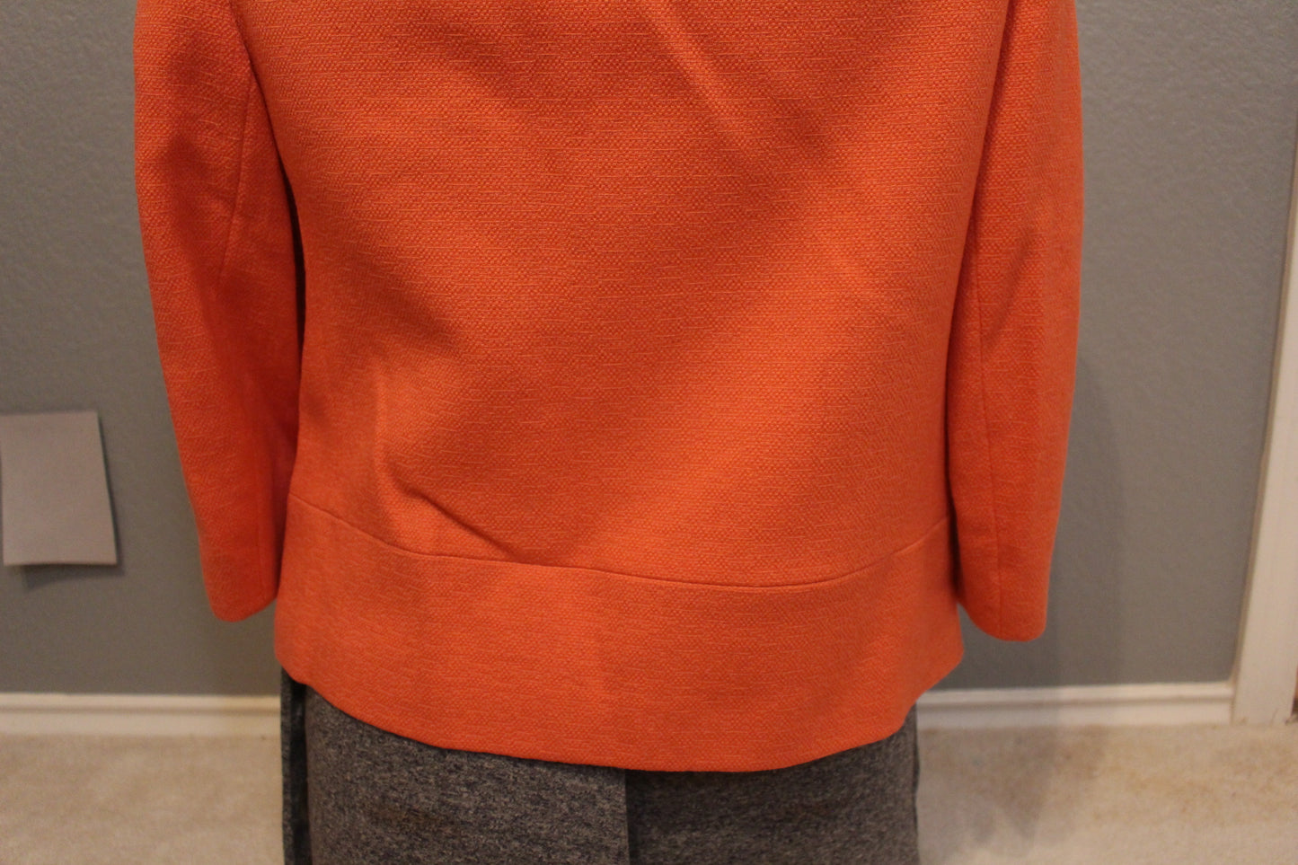 Dark Orange Windsmoor Lodon Wool Jacket with Buttons (M)