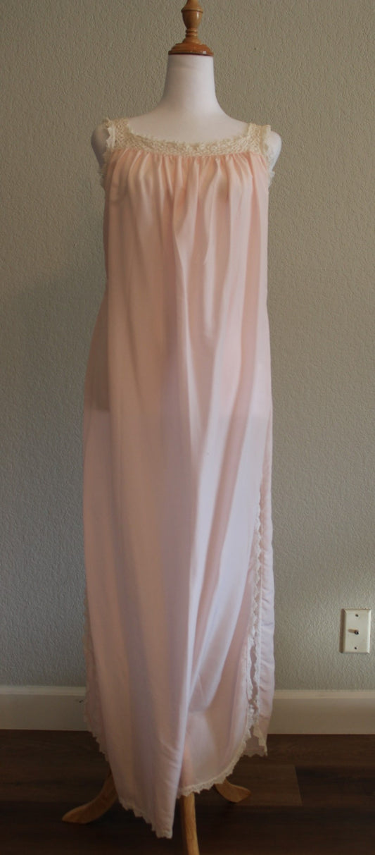 Eve Stillman New York Nightgown,  Light Pink - Small