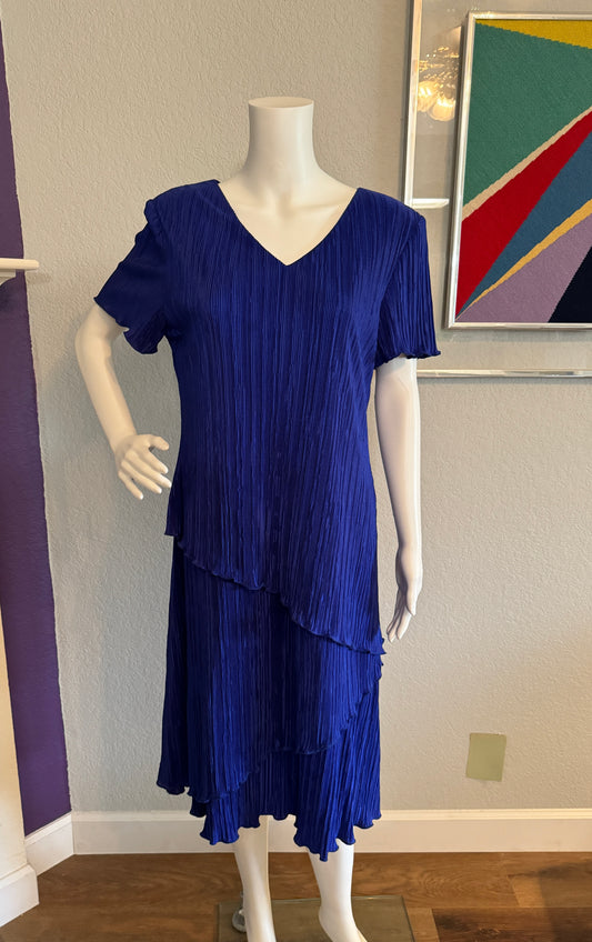 Royal Blue Connected Apparel Dress (Medium), Size 12