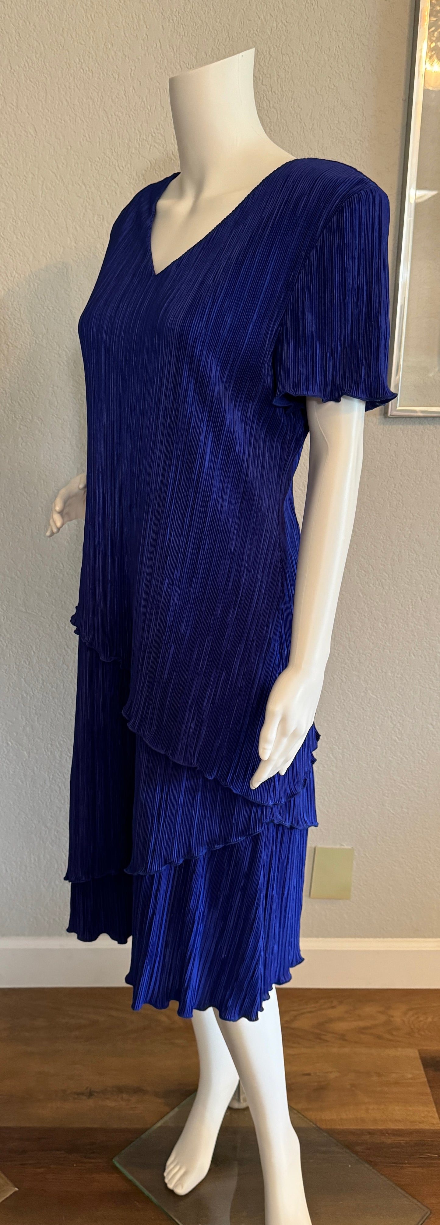 Royal Blue Connected Apparel Dress (Medium), Size 12