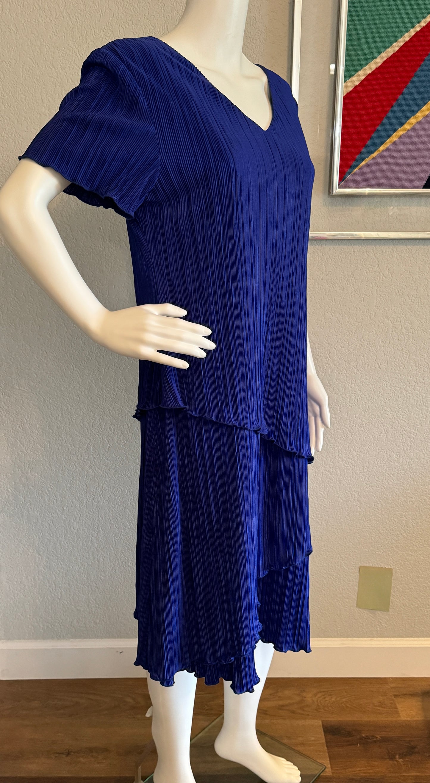 Royal Blue Connected Apparel Dress (Medium), Size 12