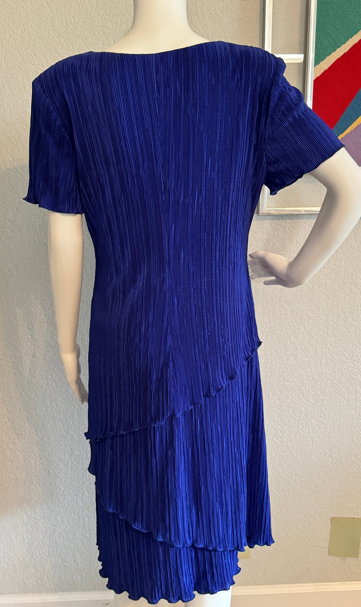 Royal Blue Connected Apparel Dress (Medium), Size 12