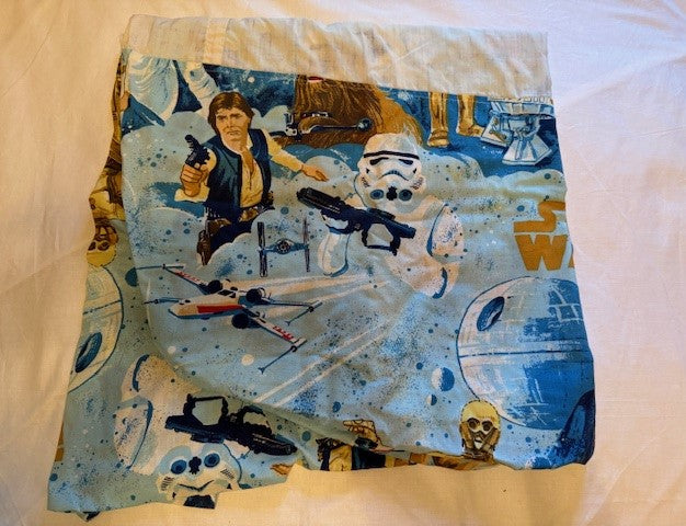 Star Wars Two Twins Vintage Sheet Sets from the 1970s (2-Flat Sheets, 2-Fitted Sheets, 2- Pillow Cases)