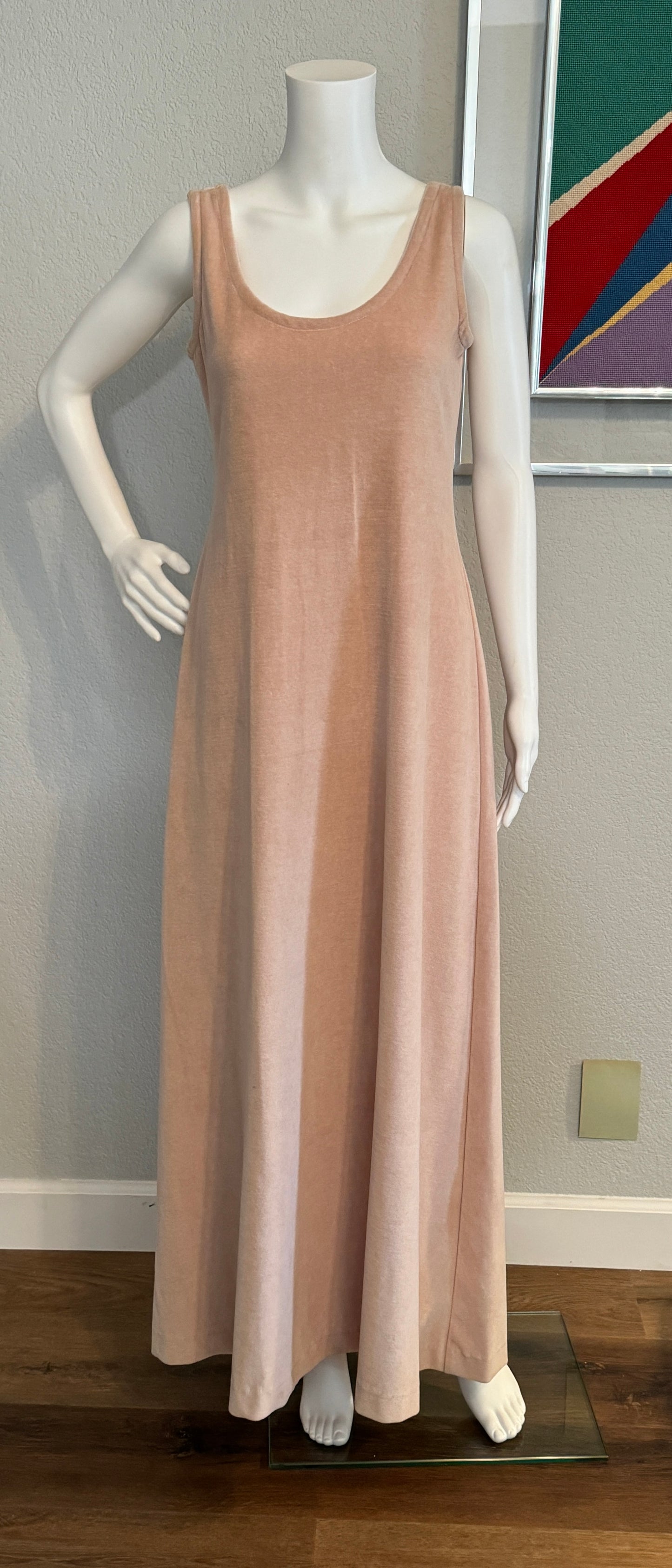 Jolie Two Pink / Creme Designer Valore Style Sleeveless Casual Dress