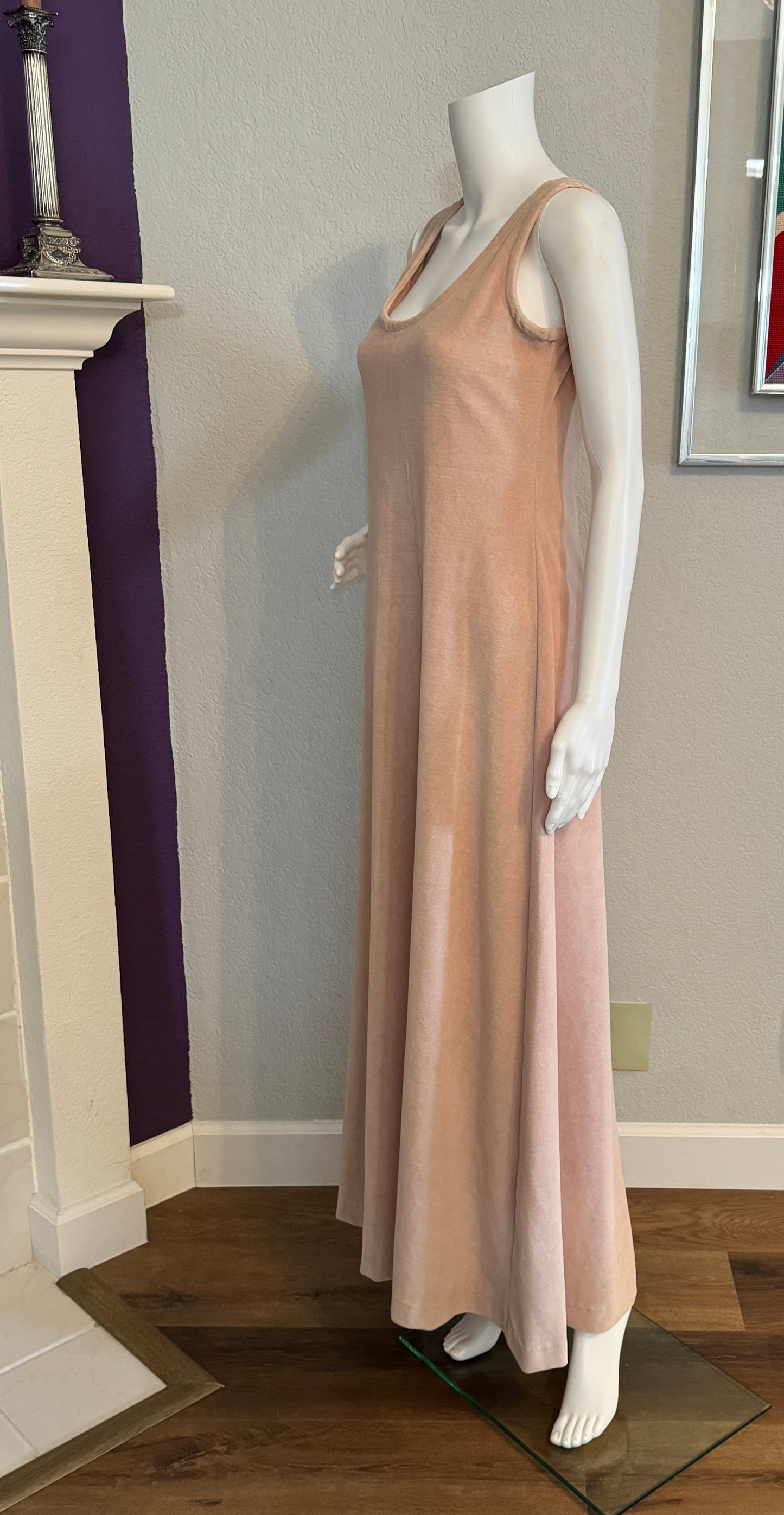 Jolie Two Pink / Creme Designer Valore Style Sleeveless Casual Dress