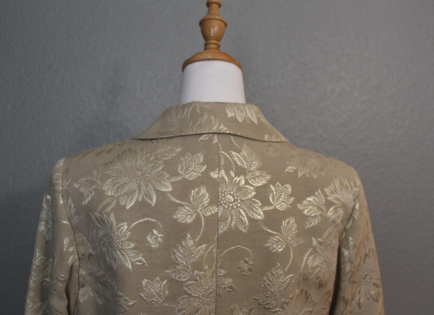 Andrea Beha Jacket with Gold Flowers Size 10