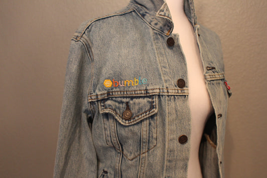 Levi's Distinctive Limited Denim Jacket (SM) with Rainbow Patch, LGBTQIA+