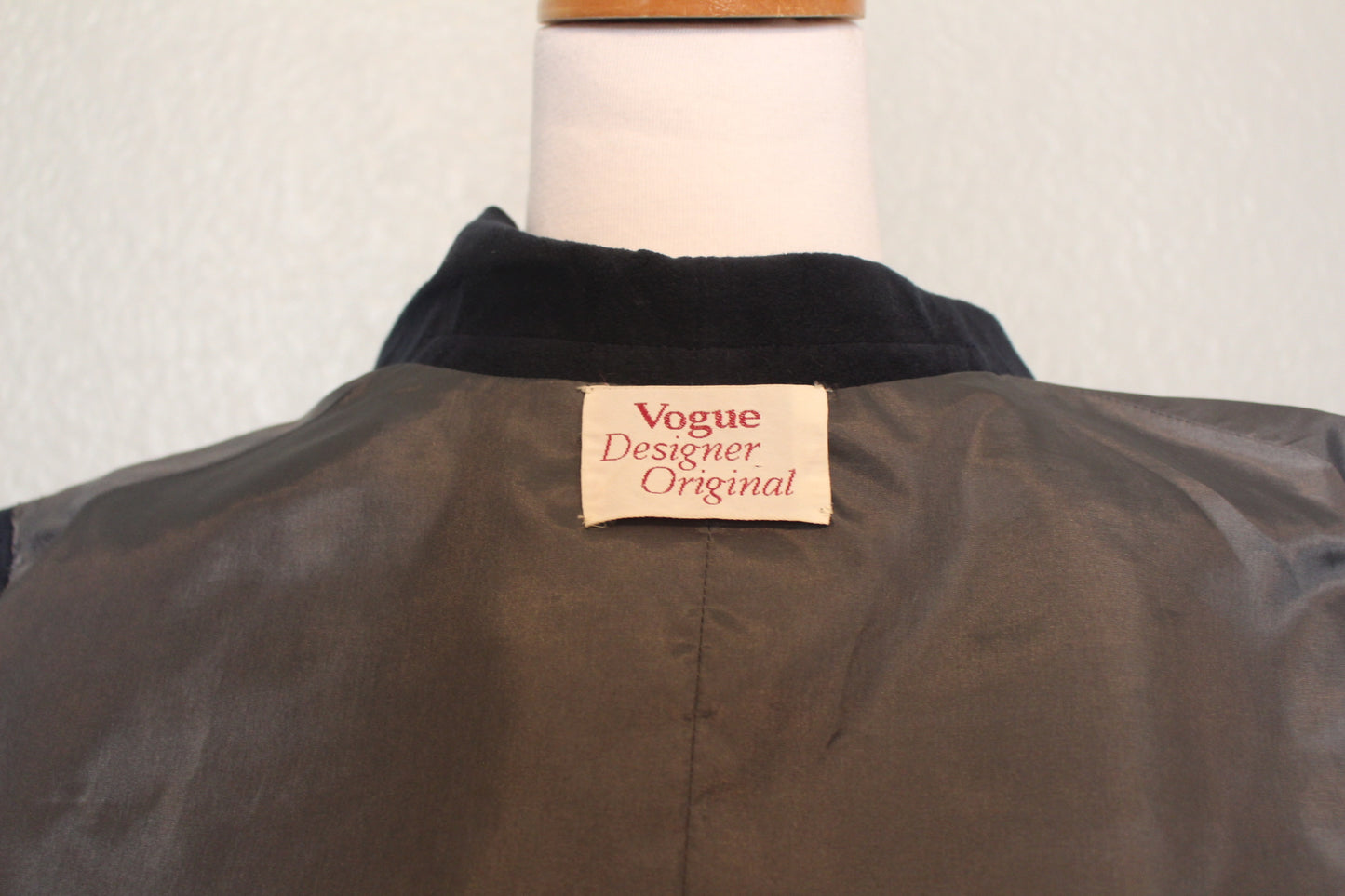 Navy Suede Vogue Designer Button Down Vest - Small (SM)