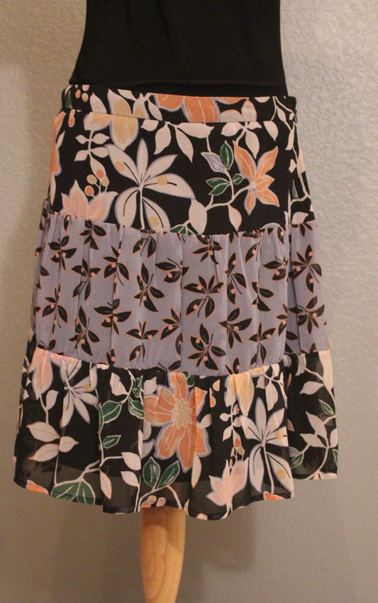 Ann Taylor Loft Flower Playful Skirt - Size (12)