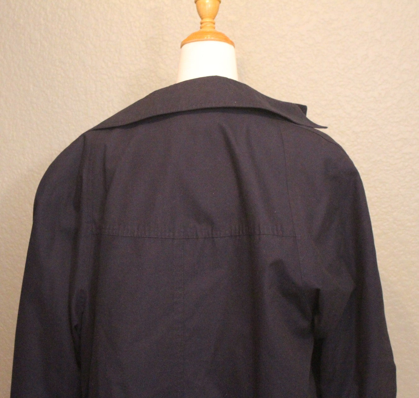 Navy London Fog Jacket with inside lining - Navy Size 10