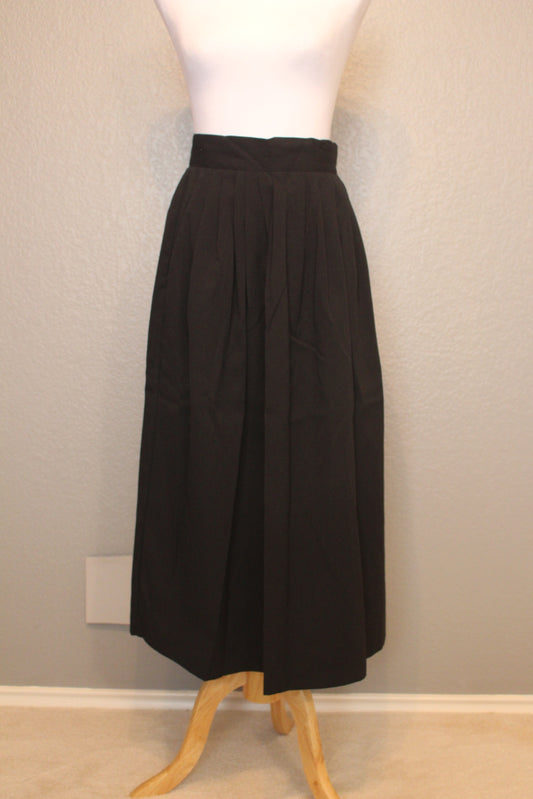 Sierra Black Slim 80's Skirt (XS)