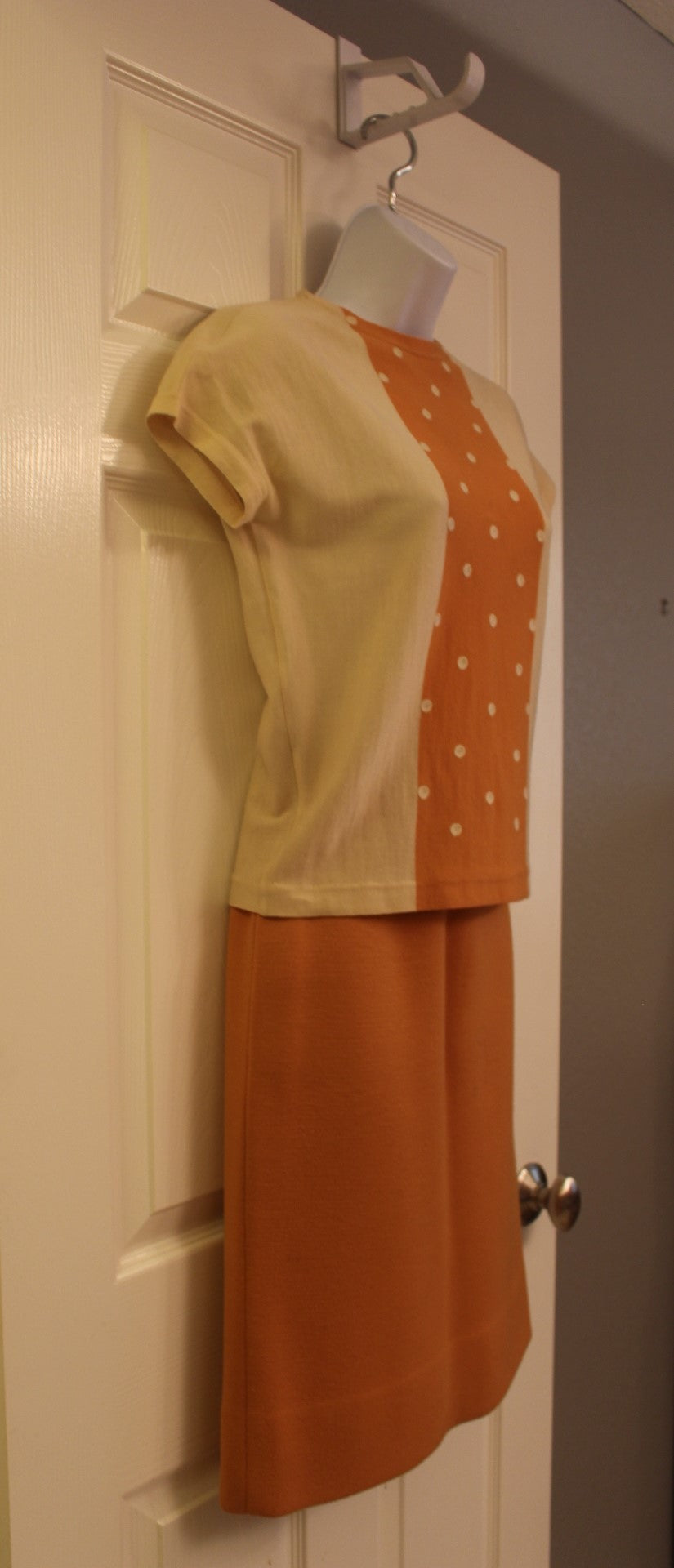 Suit - Jacket, Shirt and Skirt  - Snazzy Wool and Cotton